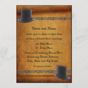 Invitations gaies faites sur commande antiques de