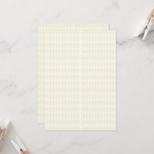 Invitations   Geometric Yellow   Custom 5x7 Cards