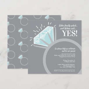 Invitations graphiques de l'anneau diamant de la p