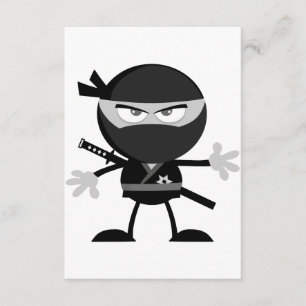 Invitations guerrières de Ninja en colère