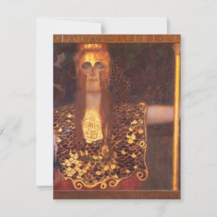 Invitations Gustav Klimt Minerva Pallas Athena