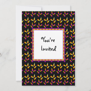 Invitations Halloween Candy Custom Party