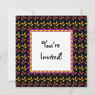 Invitations Halloween Candy Custom Party