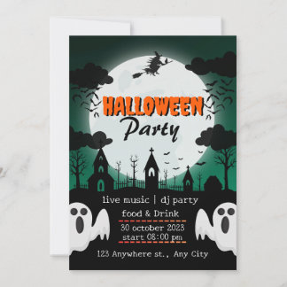 Invitations Halloween pour vos amis et votre famil