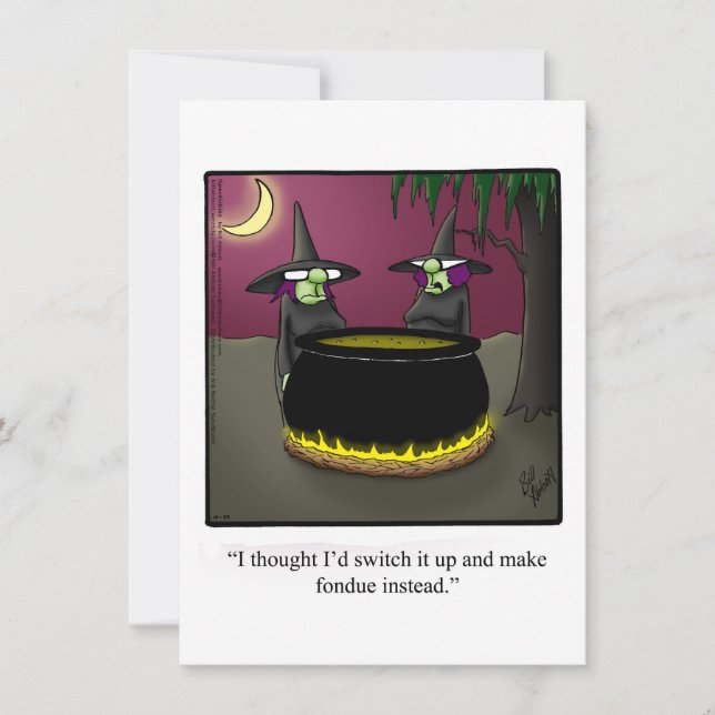 Invitations Hilarious Halloween Humour Party (Devant)