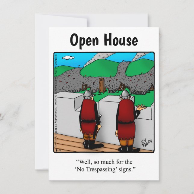 Invitations humoristiques Open House "Spectickles" (Devant)