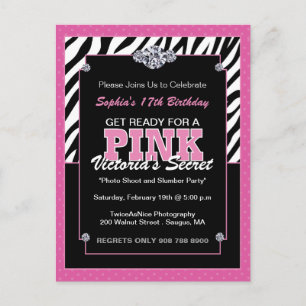 Invitations impertinents de fête d'anniversaire