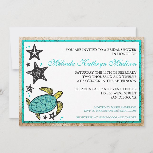 Invitations lunatiques de Fête de la mariée de (Devant)
