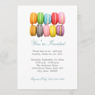 Invitations Macarons