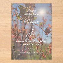 Invitations mariage