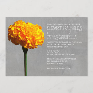 Invitations Marigold Wedding