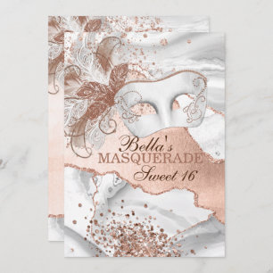 Invitations Masquerade Anniversaire