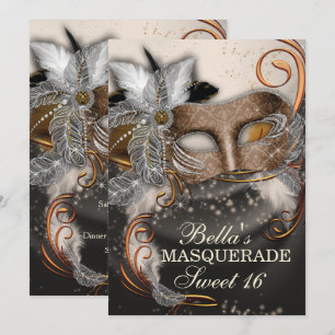 Invitations Masquerade Anniversaire