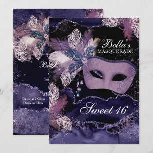 Invitations Masquerade Anniversaire
