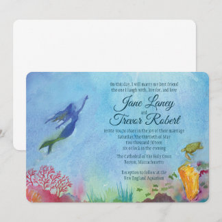 Invitations Mermaid Wedding