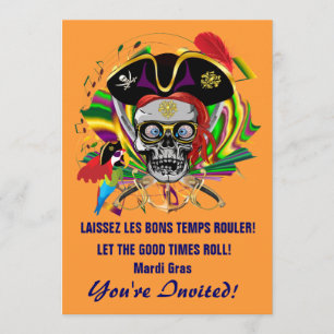Invitations Modèles Mardi Gras