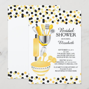 Invitations modernes de Fête de la mariée de