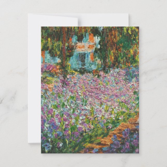 Invitations Monet Irises (Devant)