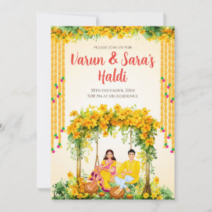 Invitations numériques Haldi Invitations Pithi