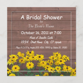 invitations nuptiales de douche de marguerite