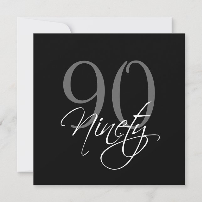 Invitations officielles de Black Grey 90e annivers (Devant)