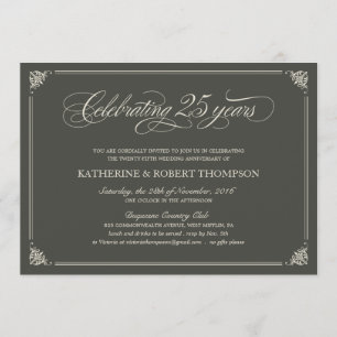Invitations officielles pour le 25e anniversaire d
