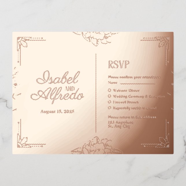 Invitations & Papeterie > Invitations & Annonces (Recto)