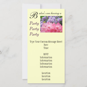 Invitations Party Parties "Name" are having a Part