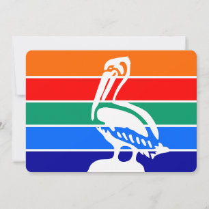 Invitations patriotiques avec drapeau de Saint-Pét