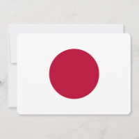 Invitations patriotiques avec le drapeau japonais