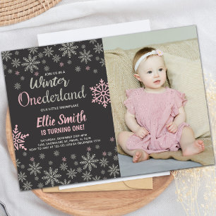 Invitations personnalisables Winter Wonderland Par
