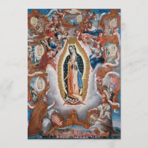 Invitations personnalisées de l'art "Vierge de Gua