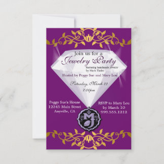 Invitations personnalisées du Markalino Jewelry Pa