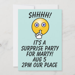 INVITATIONS PERSONNALISÉES DU PARTI SURPRISE