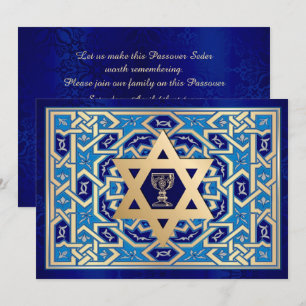 Invitations personnalisées du Seder de Pâques