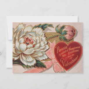 Invitations personnalisées Vintages Valentine