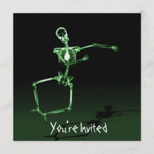 INVITATIONS PERSONNALISÉS - Squelette X-Ray Joy Le