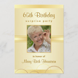 Invitations photo du 65e anniversaire du Parti sur