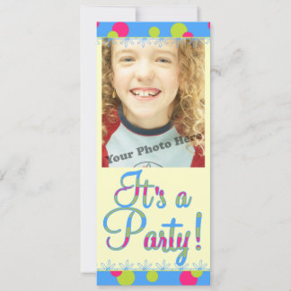 Invitations photo du parti Anniversaire de enfant