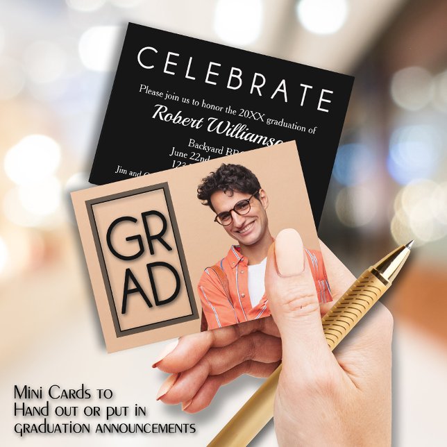 Invitations photo MINI Grad (Créateur téléchargé)