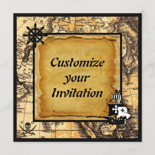 Invitations pirates