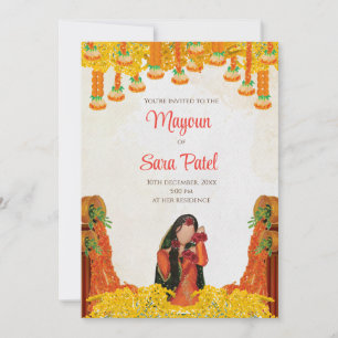 Invitations Pithi comme Mayoun invitations invitat
