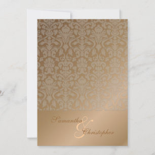 Invitations PixDezines Flora Mariage damassé