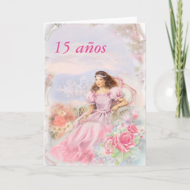 invitations pour 15 Años (Devant)