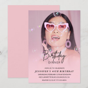 Invitations pour 40e anniversaire Anniversaire Dîn