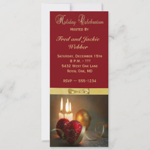 Invitations pour fêtes de Noël ou de Noël