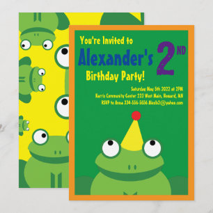 Invitations pour la fête d'anniversaire de l'anima