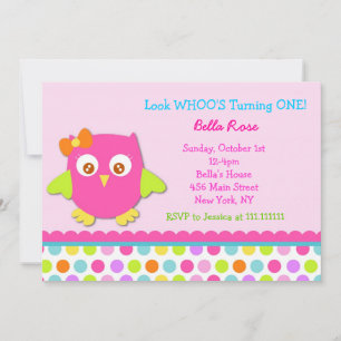 Invitations pour la fête d'anniversaire de Little 