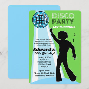 Invitations pour la fête d'anniversaire des adulte