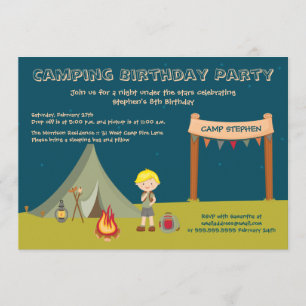 Invitations pour la fête d'anniversaire du garçon
